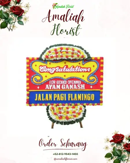 Sewa Papan Bunga Jati Mudik
